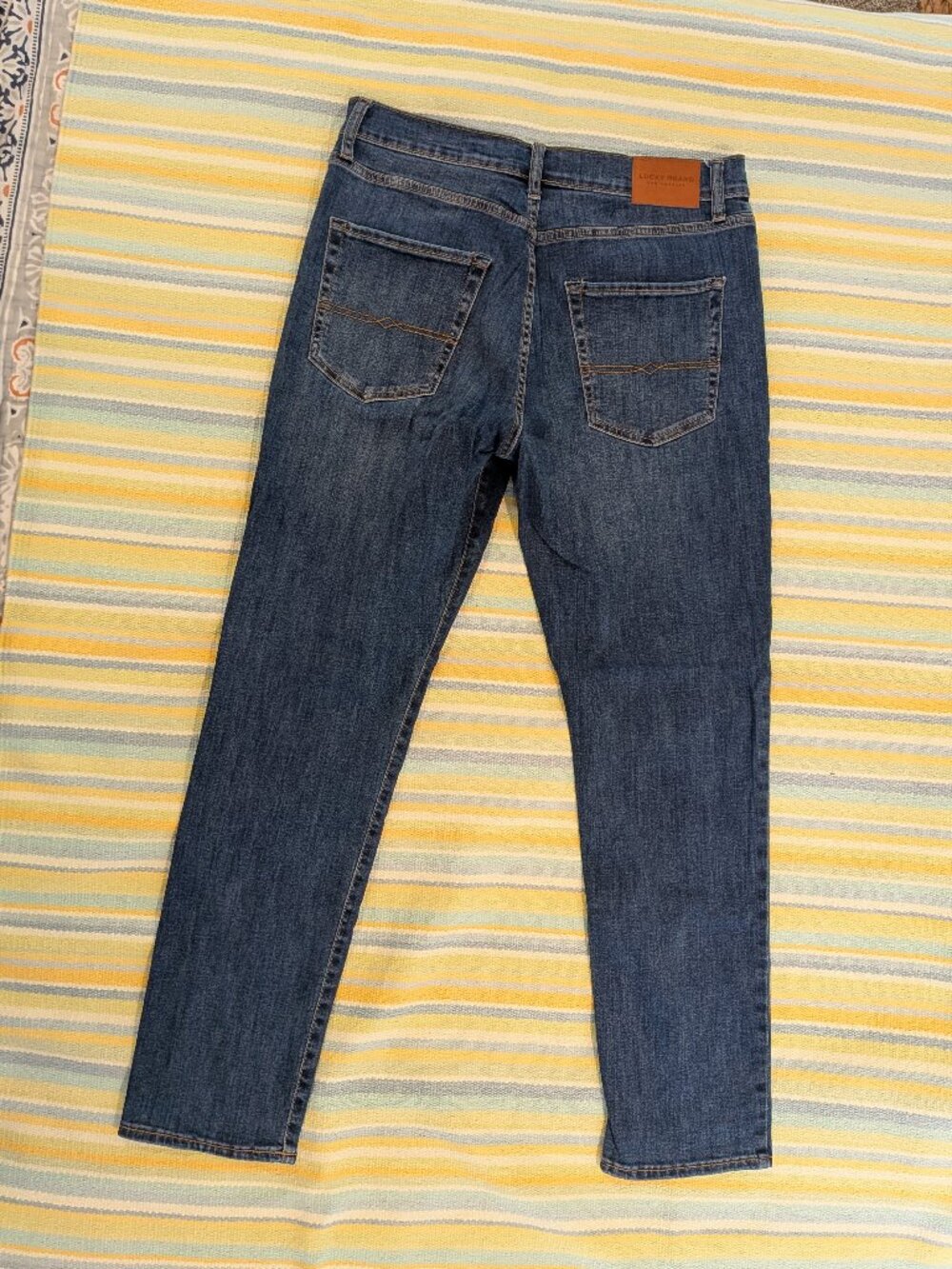 ⭐ Men's Lucky Brand 412 Athletic Slim Jeans size 34 x 32